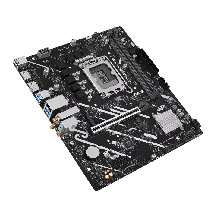 Материнская плата ASUS PRIME B760M-F WIFI, LGA1700 B760 2xDDR5 4xSATA3 2xM.2 RAID 1xHDMI 1xDP mATX — фото 5