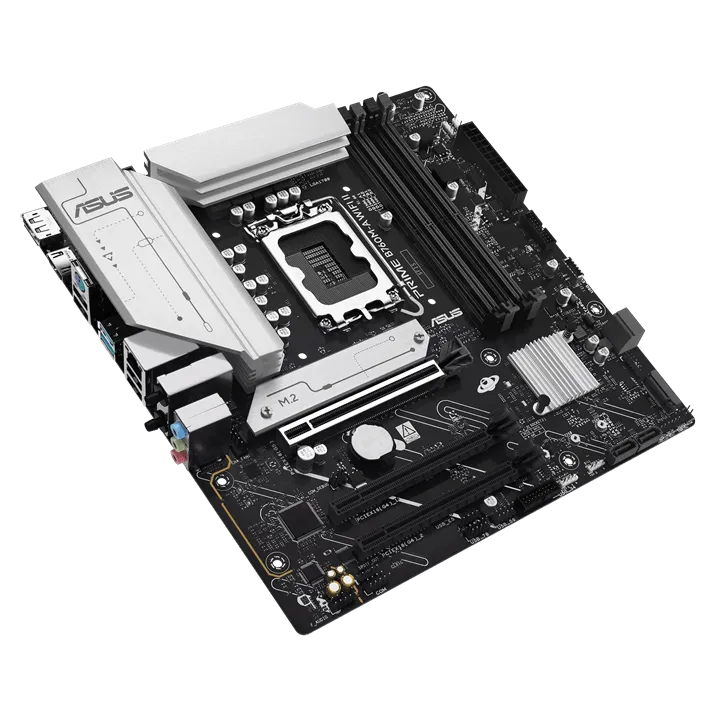 Материнская плата ASUS PRIME B760M-A WIFI II, LGA1700 4xDDR5 4xSATA3 2xM.2 RAID 1xHDMI 1xDP mATX — фото 6