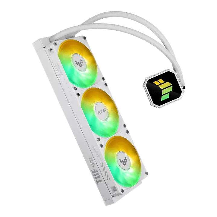 Водяное охлаждение CPU Asus TUF GAMING LC III 360 ARGB WHT 3x120mm Liquid CPU Cooler, PWM, ARGB — фото 2