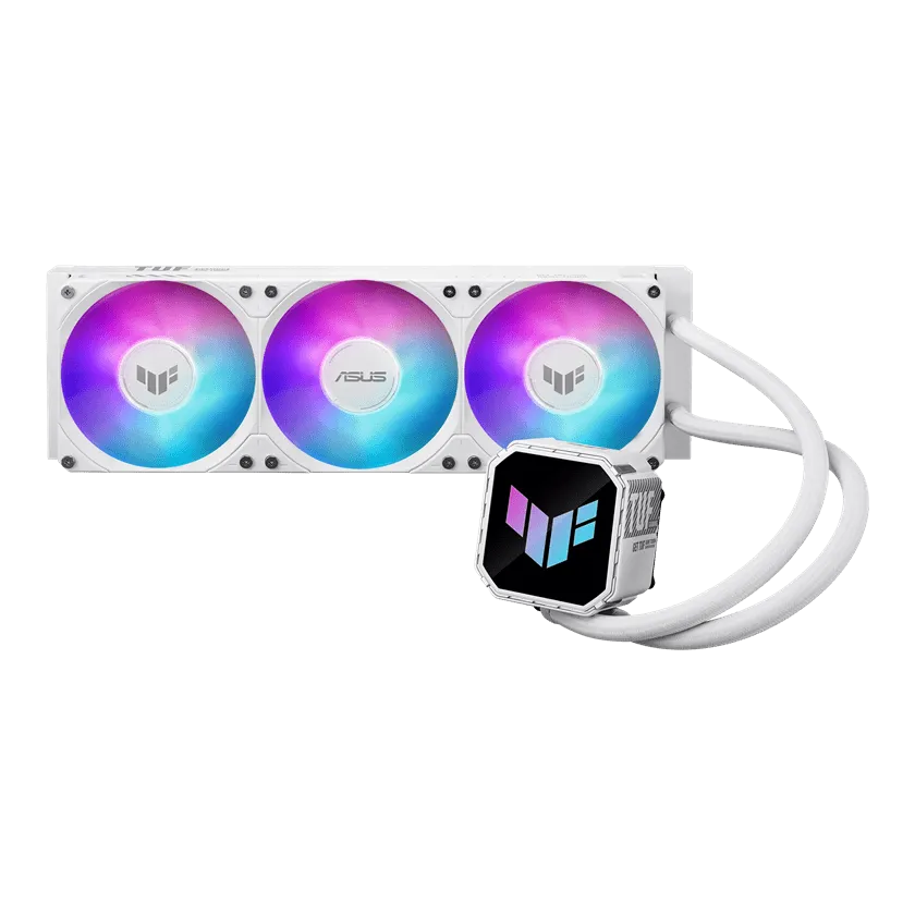 Водяное охлаждение CPU Asus TUF GAMING LC III 360 ARGB WHT 3x120mm Liquid CPU Cooler, PWM, ARGB — фото 4