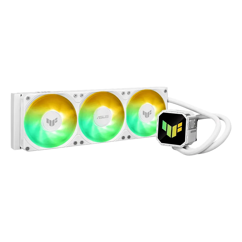 Водяное охлаждение CPU Asus TUF GAMING LC III 360 ARGB WHT 3x120mm Liquid CPU Cooler, PWM, ARGB — фото 3
