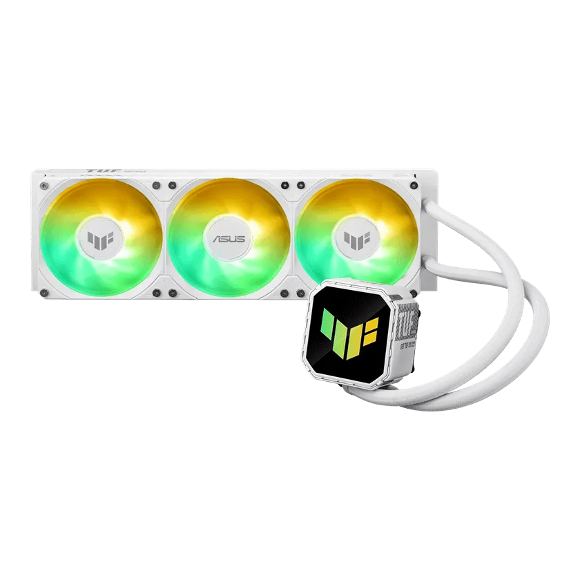 Водяное охлаждение CPU Asus TUF GAMING LC III 360 ARGB WHT 3x120mm Liquid CPU Cooler, PWM, ARGB