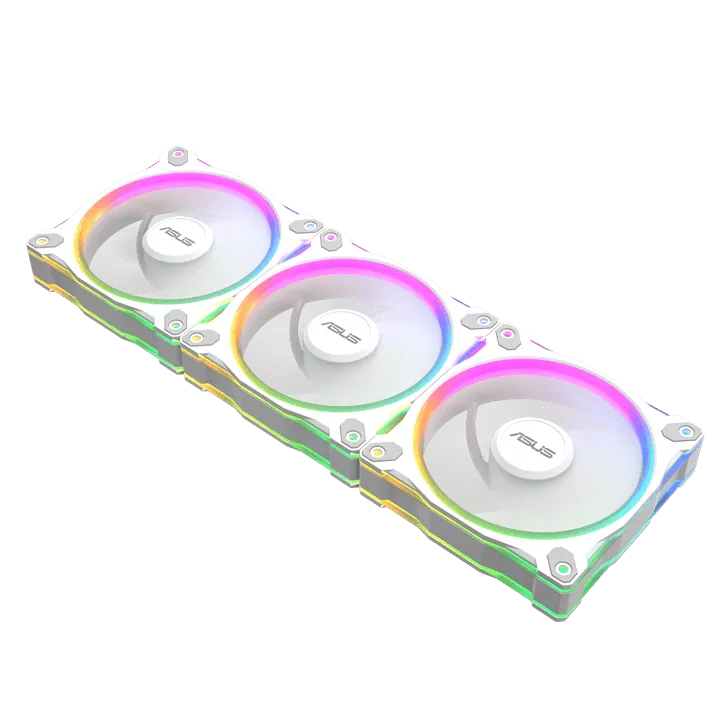 Вентилятор для корпуса ASUS PRIME MR120 FAN ARGB REVERSE WHITE 3IN1 120x120x28 MR120-1R/WH/3 IN 1// — фото 2