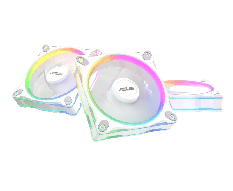 Вентилятор для корпуса ASUS PRIME MR120 FAN ARGB WHITE 3IN1 120x120x28 MR120-1/WH/3 IN 1//