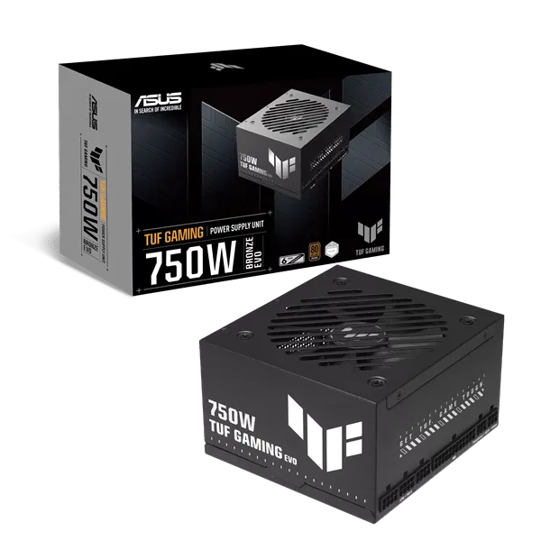 Блок питания ASUS  750W, TUF Gaming 750W Bronze EVO, Full Modular, 80+ BRONZE, TUF-GAMING-750B-EVO