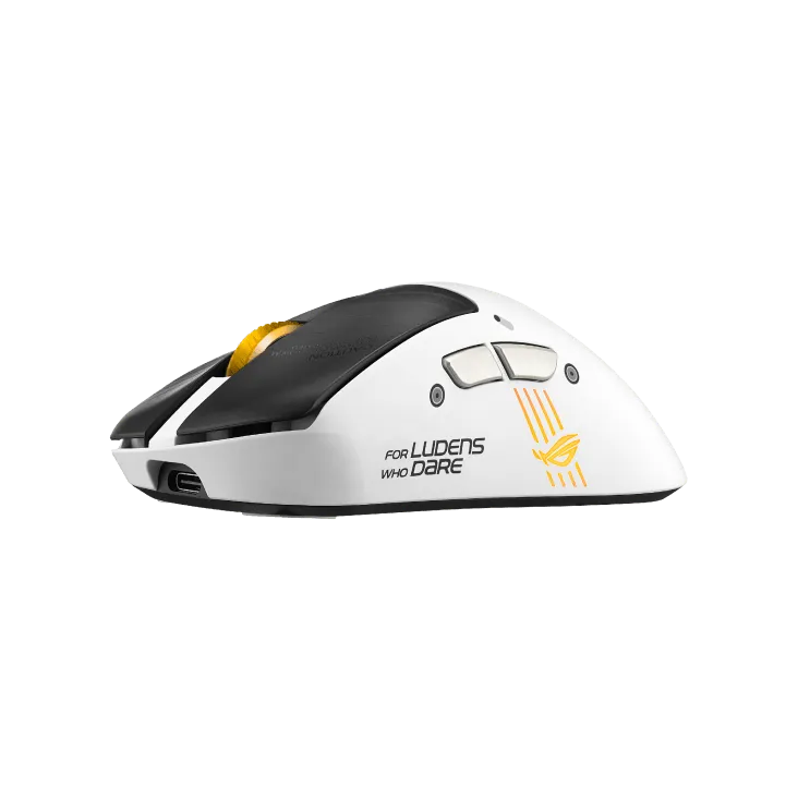 Мышь ASUS ROG KERIS II ORIGIN-KJP/WHT беспроводная, RGB, 42000dpi USB White 90MP04L0-BMUA10 — фото 3
