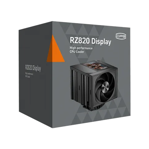 Вентилятор для процессора PCCooler RZ820 Display BK 300W 4pin 1851/1700/1200/115X/20XX/AM4/AM5 — фото 6