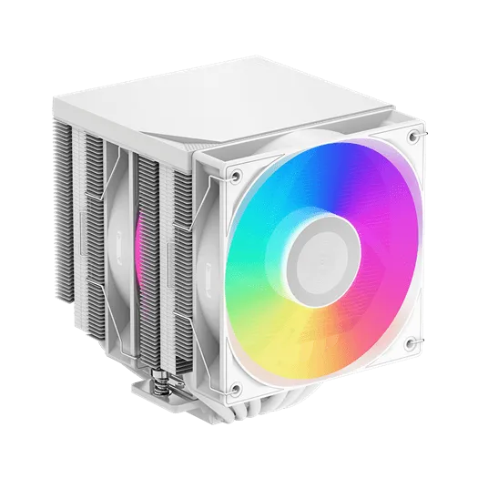 Вентилятор для процессора PCCooler RT620Pro TC ARGB WH TDP 265W 4pin 1851/1700/1200/115x/AM5/AM4 Бел