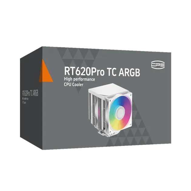 Вентилятор для процессора PCCooler RT620Pro TC ARGB WH TDP 265W 4pin 1851/1700/1200/115x/AM5/AM4 Бел — фото 5