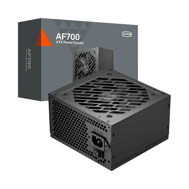 Блок питания PCCooler 700W, AF700, Non Modular, ATX, 80+, КПД ≥80%, Fan 120mm, Черный, P1-AF700-N1H