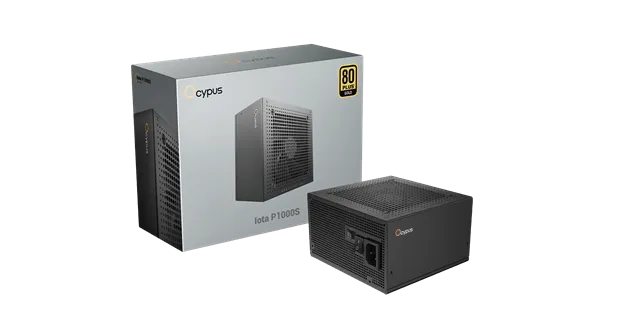 Блок питания Ocypus Iota P1000S 1000W Full Modular, 80+GOLD, КПД 91% Черный,Iota-P1000S-GFFBK025X-EU
