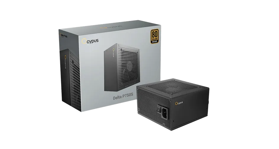 Блок питания Ocypus 750W, Delta P750S, Non modular, 80+ BRONZE, Черный, Delta-P750S-BDFBK025X-EU