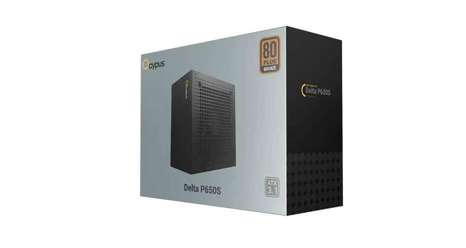 Блок питания Ocypus  650W, Delta P650S, Non modular, 80+ BRONZE, Черный, Delta-P650S-BDFBK025X-EU — фото 7