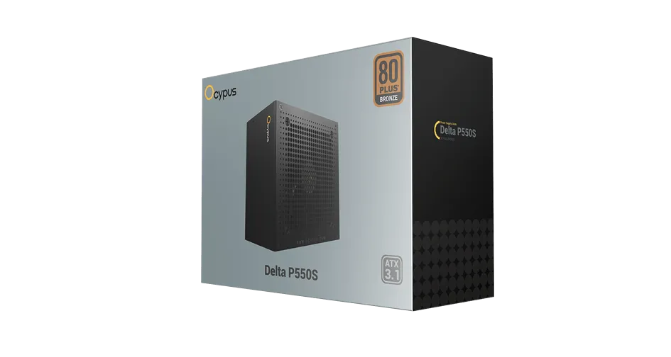 Блок питания Ocypus  550W, Delta P550S, Non modular, 80+ BRONZE, Черный, Delta-P550S-BDFBK025X-EU — фото 7