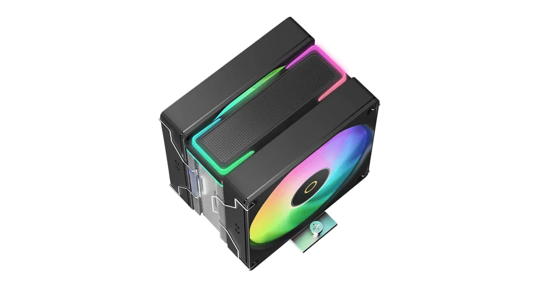 Вентилятор для процессора Ocypus Delta A40 SE BK Dual Fan ARGB TDP 200W 4-pin Intel/AMD Черный — фото 2