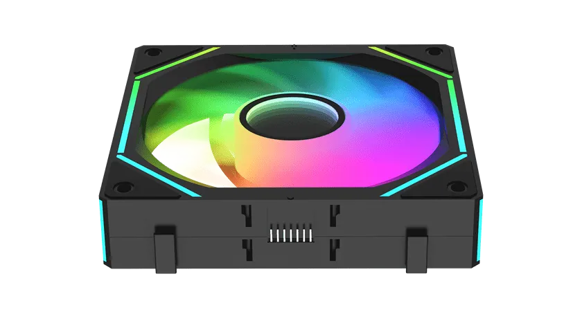 Вентилятор для корпуса Ocypus Gamma F12 UNI BK ARGB 1x(123x120x25mm), 800-1800 RPM Черный — фото 3