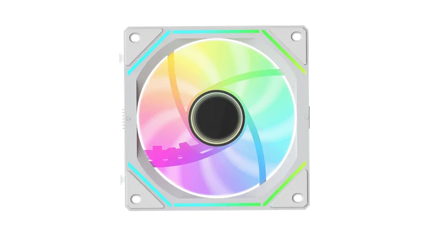 Вентилятор для корпуса Ocypus Gamma F12 UNI WH ARGB 1x(123x120x25mm), 800-1800 RPM Белый — фото 2