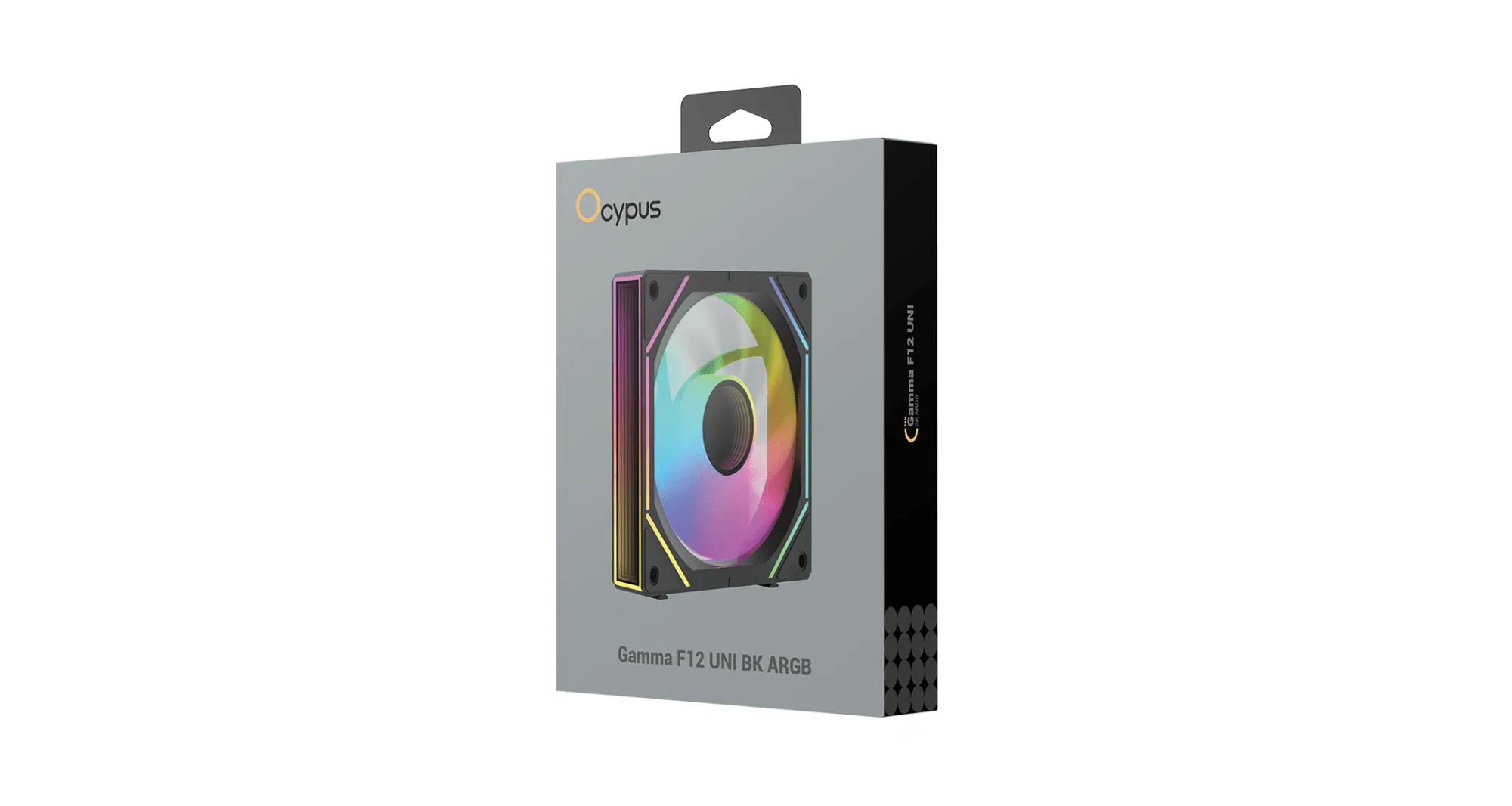 Вентилятор для корпуса Ocypus Gamma F12 UNI BK ARGB REVERSE BLADE 1x(123x120x25mm), 800-1800 RPM Чер — фото 4