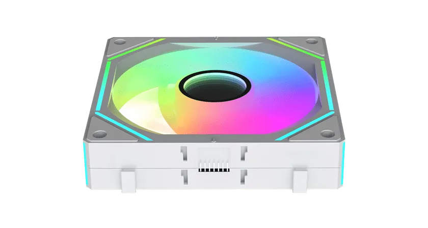 Вентилятор для корпуса Ocypus Gamma F12 UNI WH ARGB REVERSE BLADE 1x(123x120x25mm), 800-1800 RPM Бел — фото 3