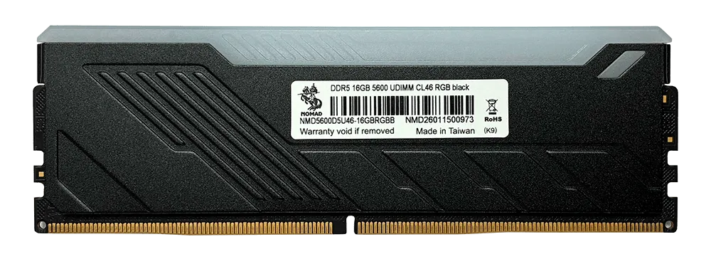 Оперативная память 16GB DDR5 5600MHz NOMAD UDIMM CL46 RGB NMD5600D5U46-16GBRGBB Black — фото 3