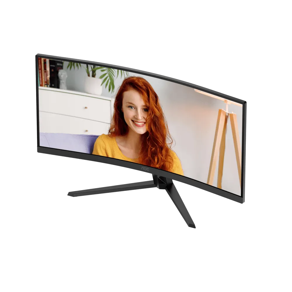 Монитор 34" AOC CU34B3E/01 VA 3440x1440 120Hz 1500R 4ms 300cd/m2 3500:1 1xHDMI 1xDP 1хAudio out — фото 7