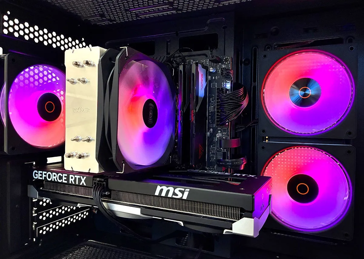 Системный блок Nomad Game T i5-14400F/B760M WIFI/DDR5 32Gb/SSD 1TB/RTX 5060Ti 16GB/750W/ (NMD-37006) — фото 3