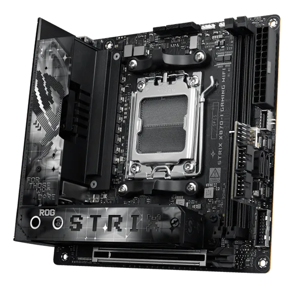 Материнская плата ASUS ROG STRIX X870-I GAMING WIFI AM5 2xDDR5 2xSATA RAID 2xM.2 HDMI WiFi Mini-ITX — фото 3