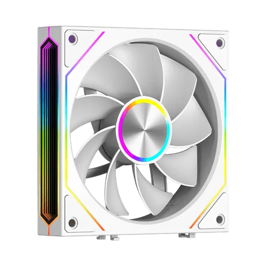 Вентилятор для корпуса PCCoole F3 X120R ARGB WH 3IN1, FAN 120mm, 800~1800RPM, 54 CFM, RGB — фото 2