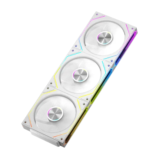 Вентилятор для корпуса PCCoole F3 X120R ARGB WH 3IN1, FAN 120mm, 800~1800RPM, 54 CFM, RGB — фото 4