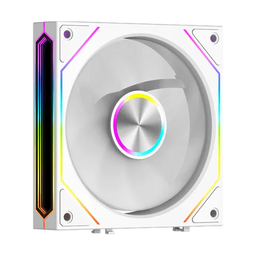 Вентилятор для корпуса PCCoole F3 X120R ARGB WH 3IN1, FAN 120mm, 800~1800RPM, 54 CFM, RGB — фото 3