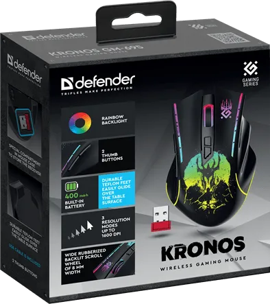 Мышь Defender Kronos GM-695 черная — фото 7