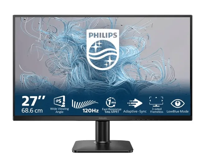 Монитор 27" PHILIPS 27E2N1110/01 IPS 1920x1080 120Hz 4мс 300кд/м 1500:1 HDMI VGA Черный