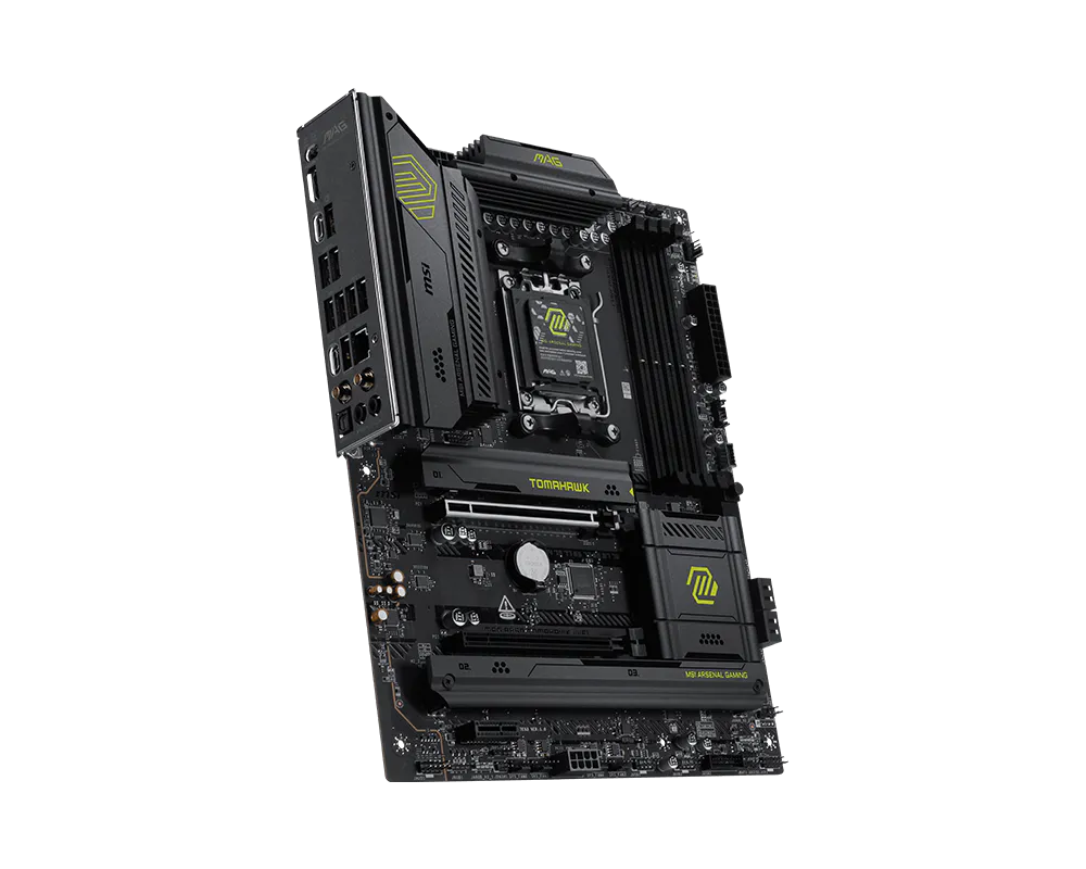 Материнская плата MSI MAG B850 TOMAHAWK WIFI AM5 B850 4xDDR5 4xSATA6G RAID 3xM.2 1xHDMI 2xType-C ATX — фото 4