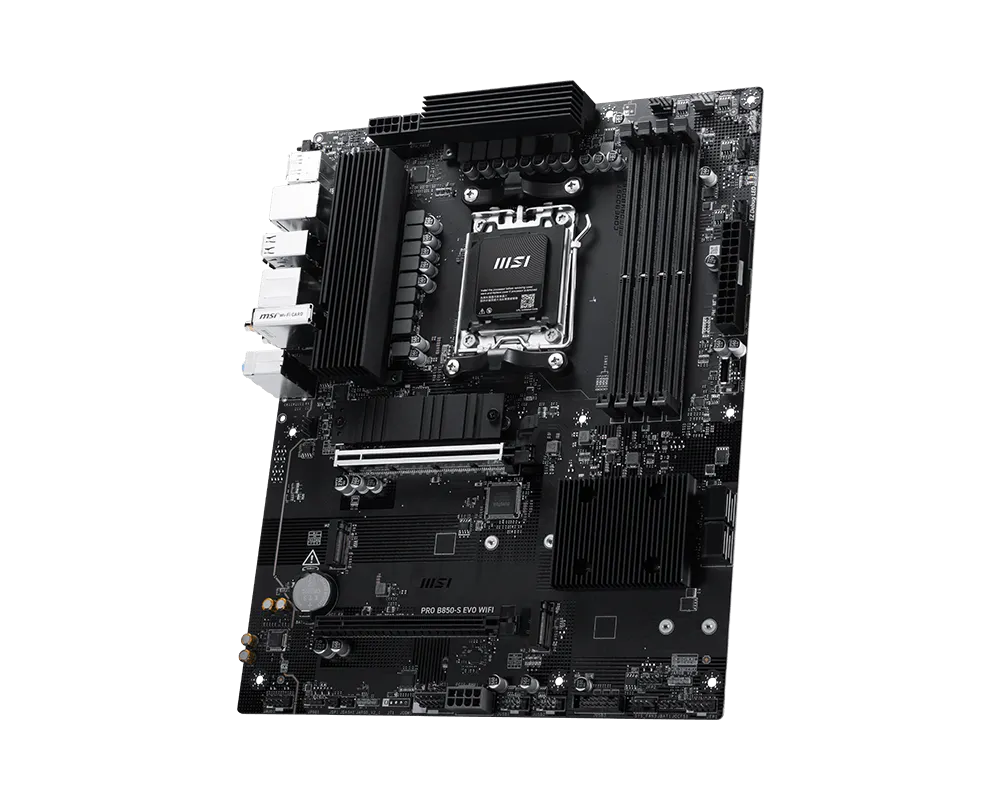 Материнская плата MSI PRO B850-S EVO WIFI AM5 B850 4xDDR5 4xSATA6G RAID 3xM.2 1xDP 1xHDMI ATX — фото 3