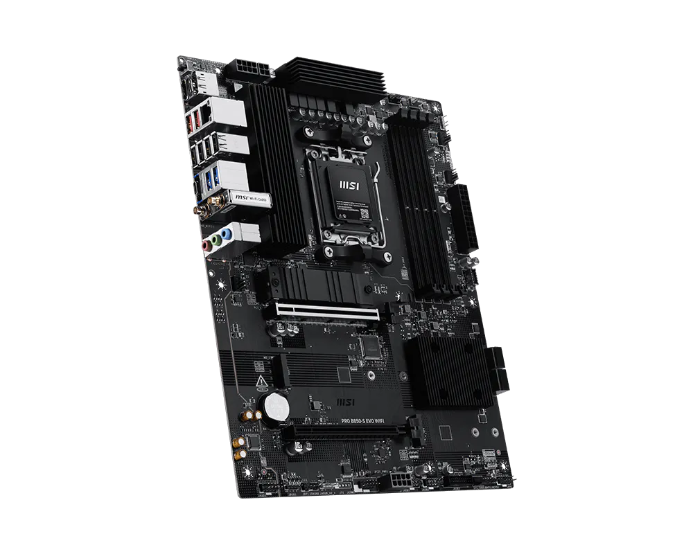 Материнская плата MSI PRO B850-S EVO WIFI AM5 B850 4xDDR5 4xSATA6G RAID 3xM.2 1xDP 1xHDMI ATX — фото 4