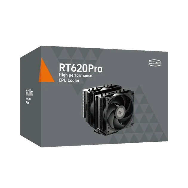 Вентилятор для процессора PCCooler RT620Pro BK TDP 265W 4pin PWM 115X/1200/1700/1851/AM4/AM5 Черный — фото 7