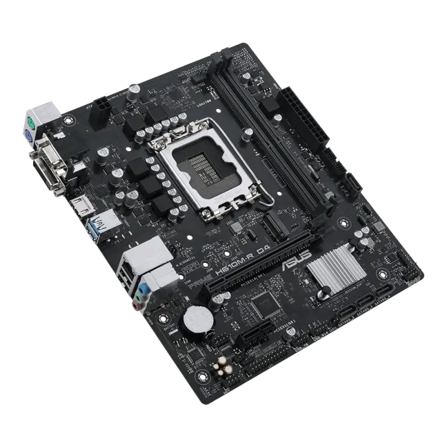 Материнская плата ASUS PRIME  H610M-R D4-SI, LGA1700 2xDDR4 4xSATA3 M.2 1xD-Sub 1xDVI 1xHDMI mATX — фото 5