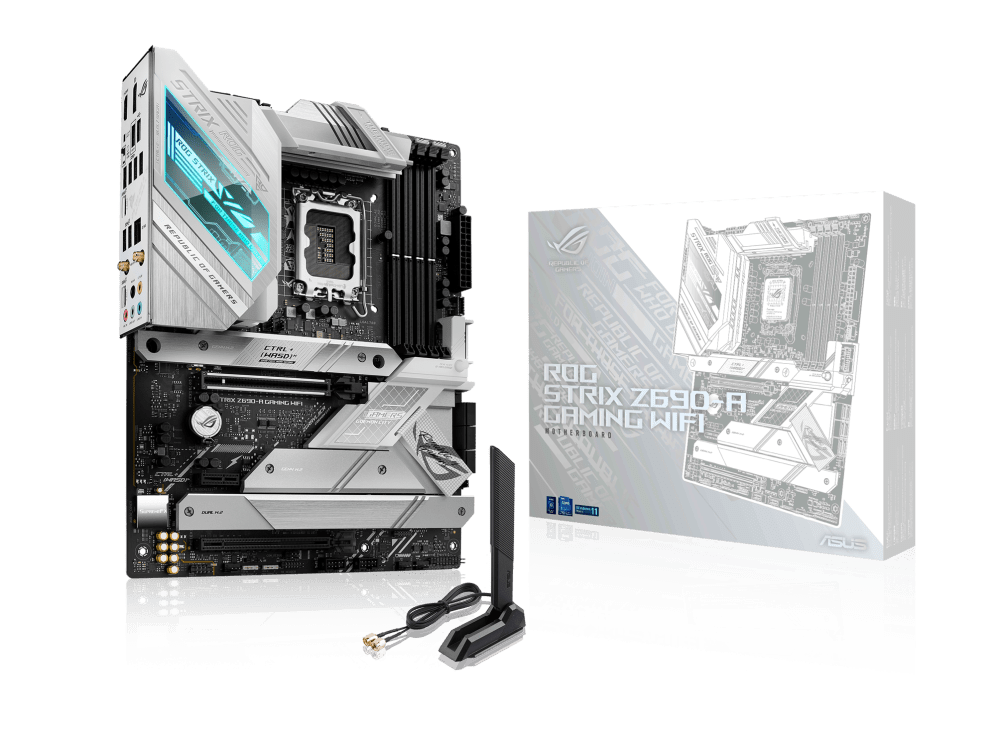 Материнская плата ASUS ROG STRIX Z690-A GAMING WIFI LGA1700 4xDDR5 6xSATA3 RAID 4xM.2 HDMI DP ATX