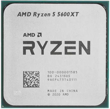 Процессор AMD Ryzen 5 5600XT 3,7ГГц (4,7ГГц Turbo) AM4 7nm 6/12 L2 3Mb L3 32Mb 65W OEM 100-000001585
