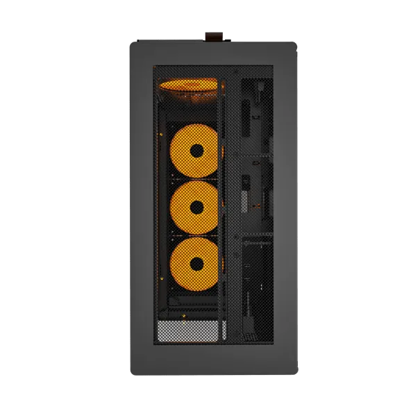 Корпус Montech HS02 PRO (B) ATX/Micro-ATX/Mini-ITX (Back-Connected MB) 2xUSB 1xType-C 1xAudio Черный — фото 7