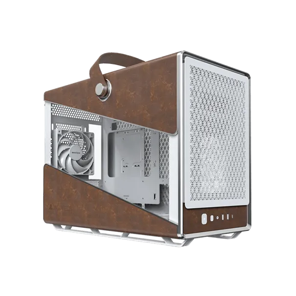 Корпус Montech Heritage PRO (W) Micro-ATX/Mini-ITX (Back-Connected MB) 2xUSB 1xType-C 1xAudio Белый
