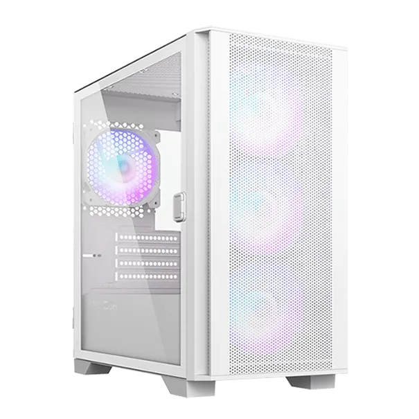 Корпус Montech AIR 100 ARGB (W) Micro-ATX/Mini-ITX 2xUSB3.0 1xUSB2.0 1xAudio 1xMic Белый