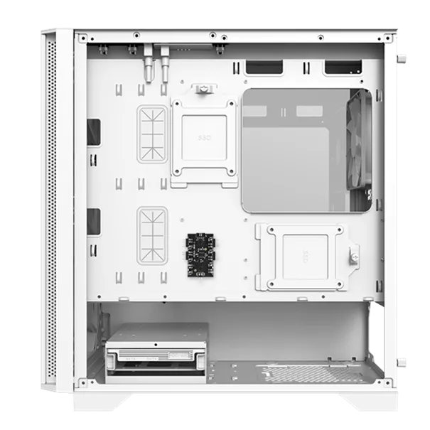 Корпус Montech AIR 100 ARGB (W) Micro-ATX/Mini-ITX 2xUSB3.0 1xUSB2.0 1xAudio 1xMic Белый — фото 3