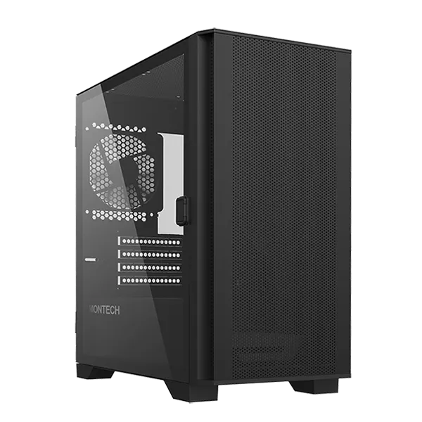 Корпус Montech AIR 100 LITE (B) Micro-ATX/Mini-ITX 2xUSB3.0 1xUSB2.0 1xAudio 1xMic Черный