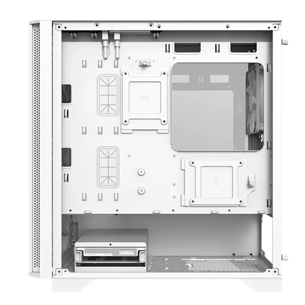 Корпус Montech AIR 100 LITE (W) Micro-ATX/Mini-ITX 2xUSB3.0 1xUSB2.0 1xAudio 1xMic Белый — фото 3
