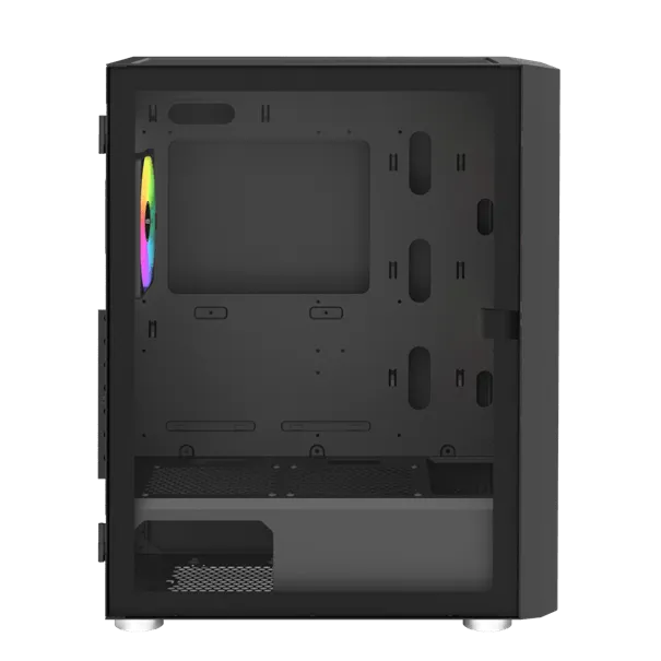 Корпус Montech X2 PLUS (B) ATX/Micro-ATX/Mini-ITX 1xUSB3.0 1xUSB2.0 1xType-C 1xAudio Черный — фото 3