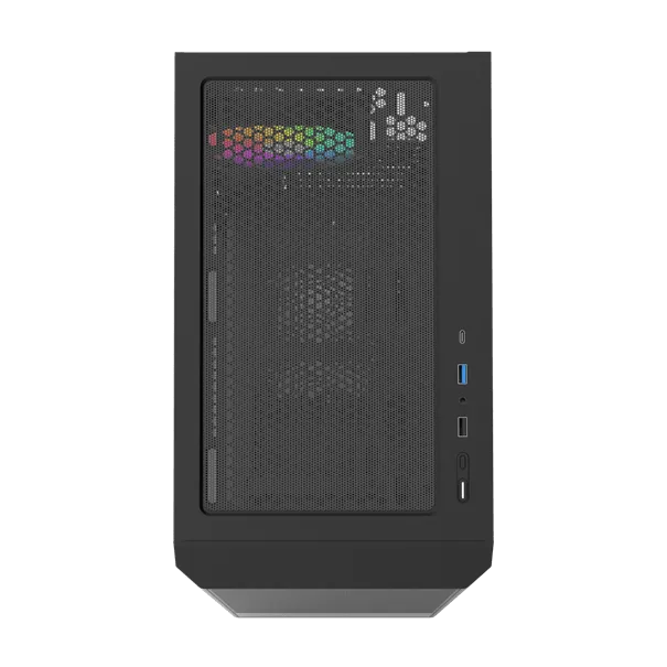 Корпус Montech X2 PLUS (B) ATX/Micro-ATX/Mini-ITX 1xUSB3.0 1xUSB2.0 1xType-C 1xAudio Черный — фото 6