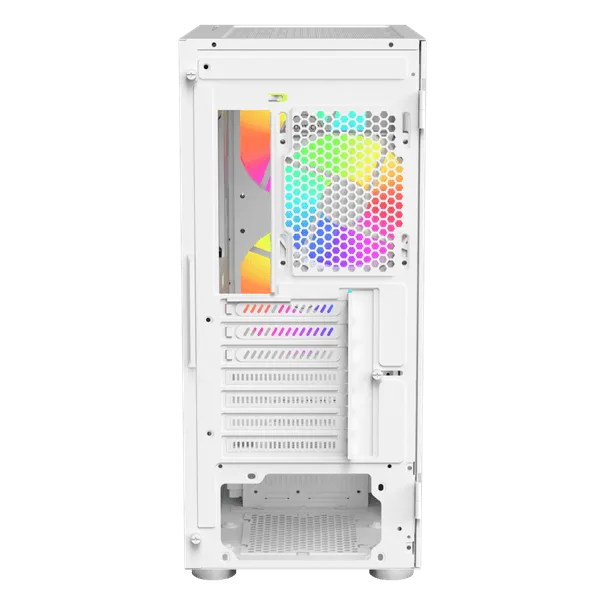 Корпус Montech X2 PLUS (W) ATX/Micro-ATX/Mini-ITX 1xUSB3.0 1xUSB2.0 1xType-C 1xAudio Белый — фото 4