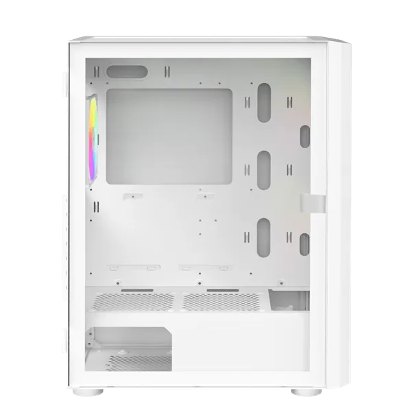 Корпус Montech X2 PLUS (W) ATX/Micro-ATX/Mini-ITX 1xUSB3.0 1xUSB2.0 1xType-C 1xAudio Белый — фото 3