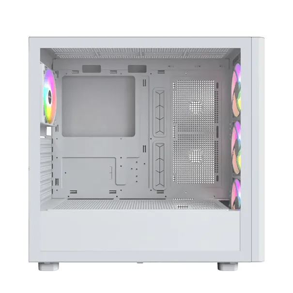 Корпус Montech XR Wood (W) ATX/Micro-ATX/Mini-ITX 2xUSB3.0 1xType-C 1xAudio 1xMic Белый — фото 3